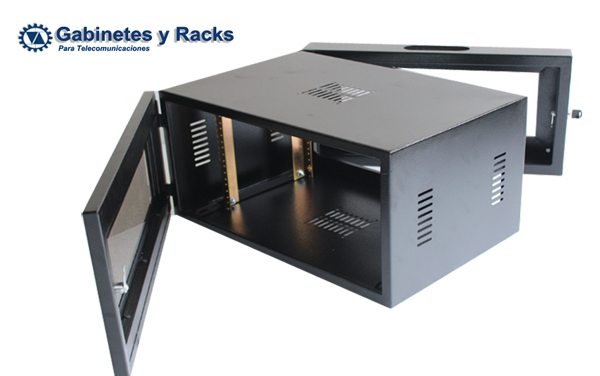 Gabinete de Pared 6 RU Abatible - Gabinetes y Racks