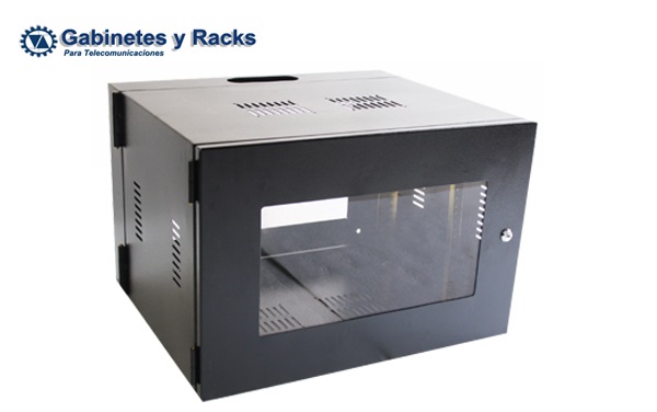 Gabinete de Pared 8 RU Abatible - Gabinetes y Racks