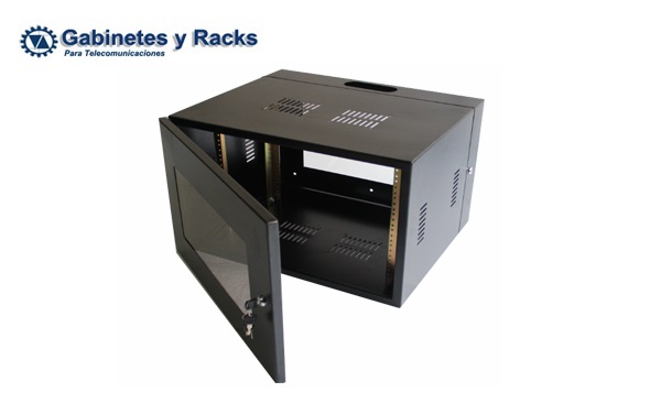 Gabinete de Pared 10 RU Abatible - Gabinetes y Racks